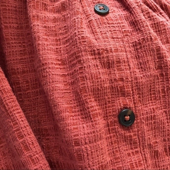 Madewell Texture & Thread Off-The-Shoulder Dress Size Medium - Picture 16 of 16